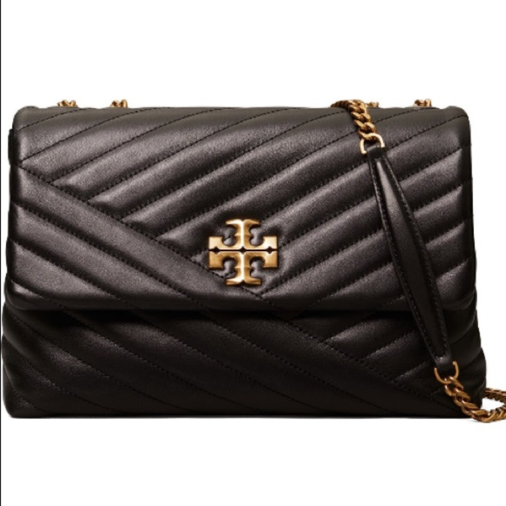 Kira Chevron Leather Crossbody Bag